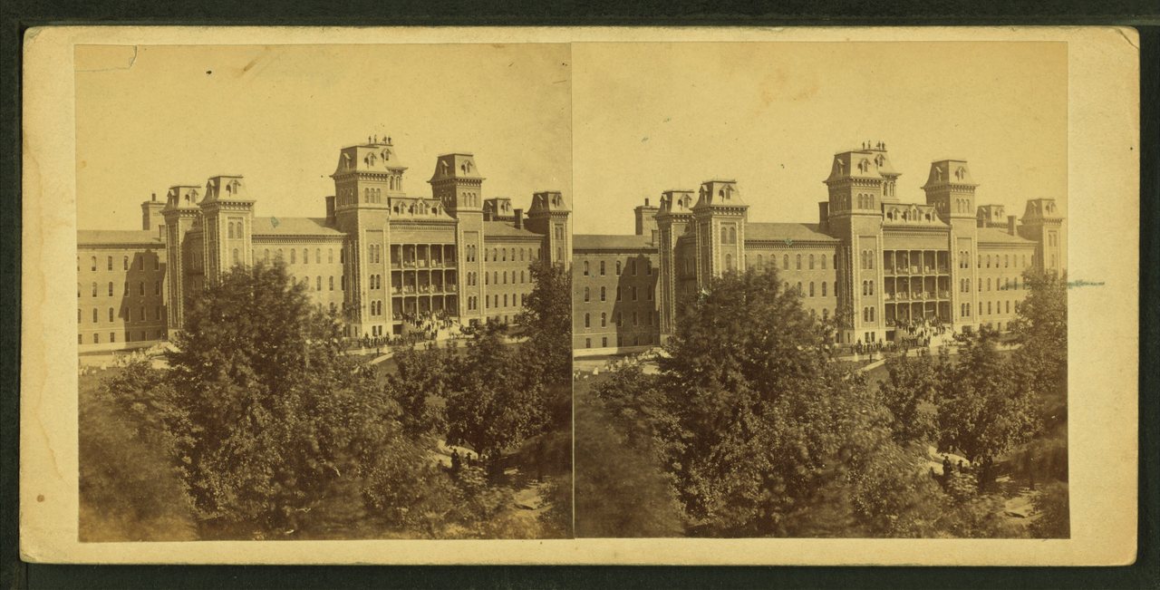 View of the state institution for the deaf and dumb in Columbus