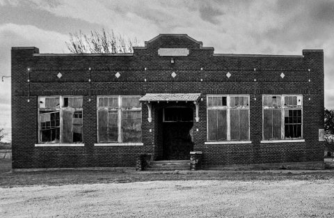 Skedee, OK - Abandoned School