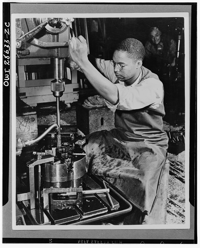 The six plane factories of the Douglas Aircraft Company have been termed an industrial melting pot, since men and women…