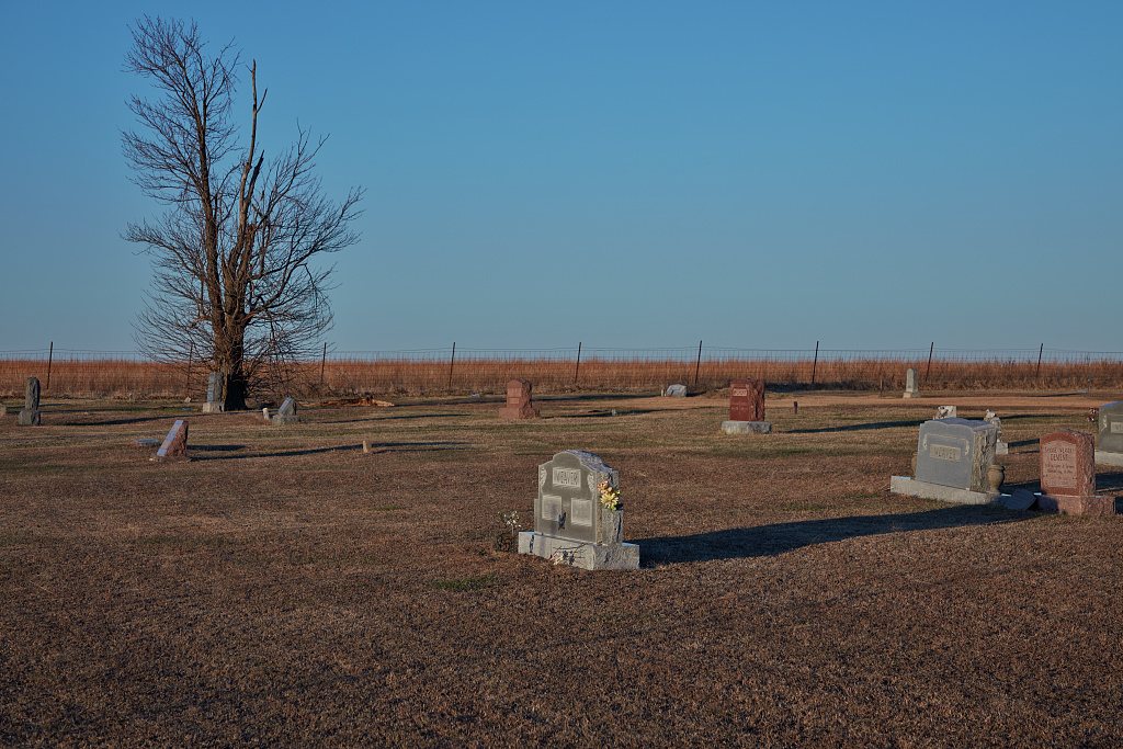 A true "country cemetery" that buries the dead of the small city of Foraker, in Osage County, Oklahoma, on the edge of …