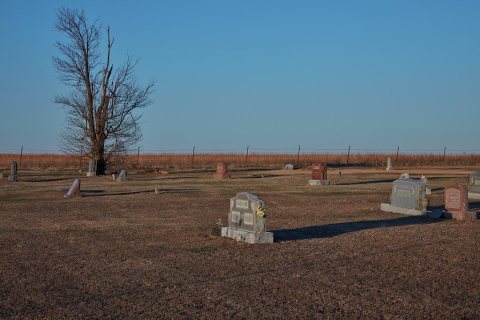 A true "country cemetery" that buries the dead of the small city of Foraker, in Osage County, Oklahoma, on the edge of …