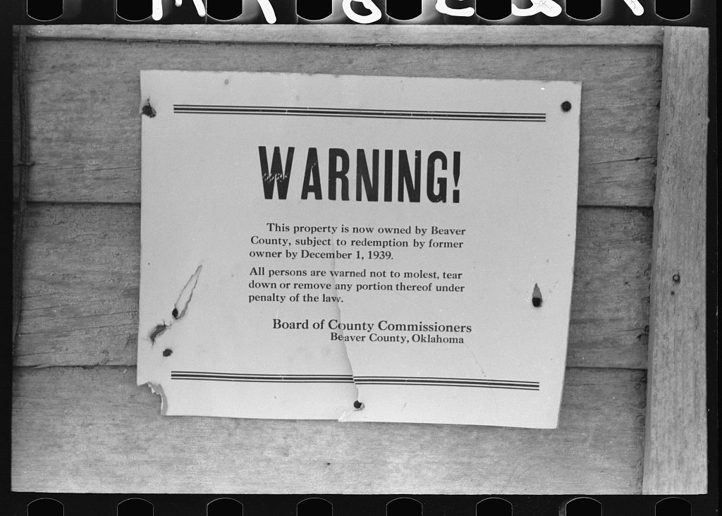 Sign on building