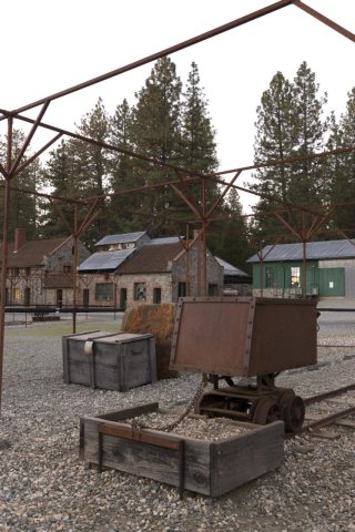 The site of the historic Empire Mine, now a state historic park