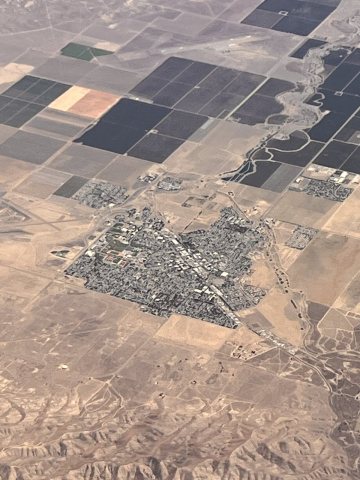 Aerial view of Coalinga (California) in July 2022 (2)