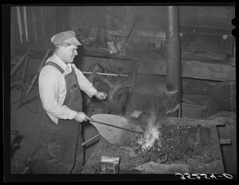Blacksmith. Depew, Oklahoma