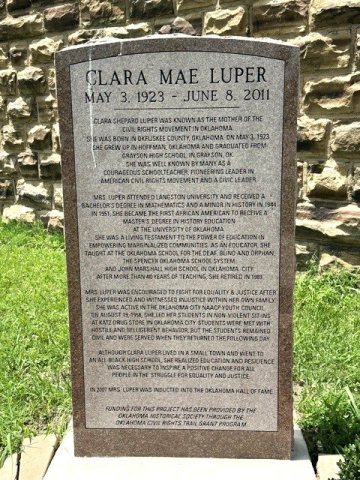 Grayson Clara Luper Marker 6-2026