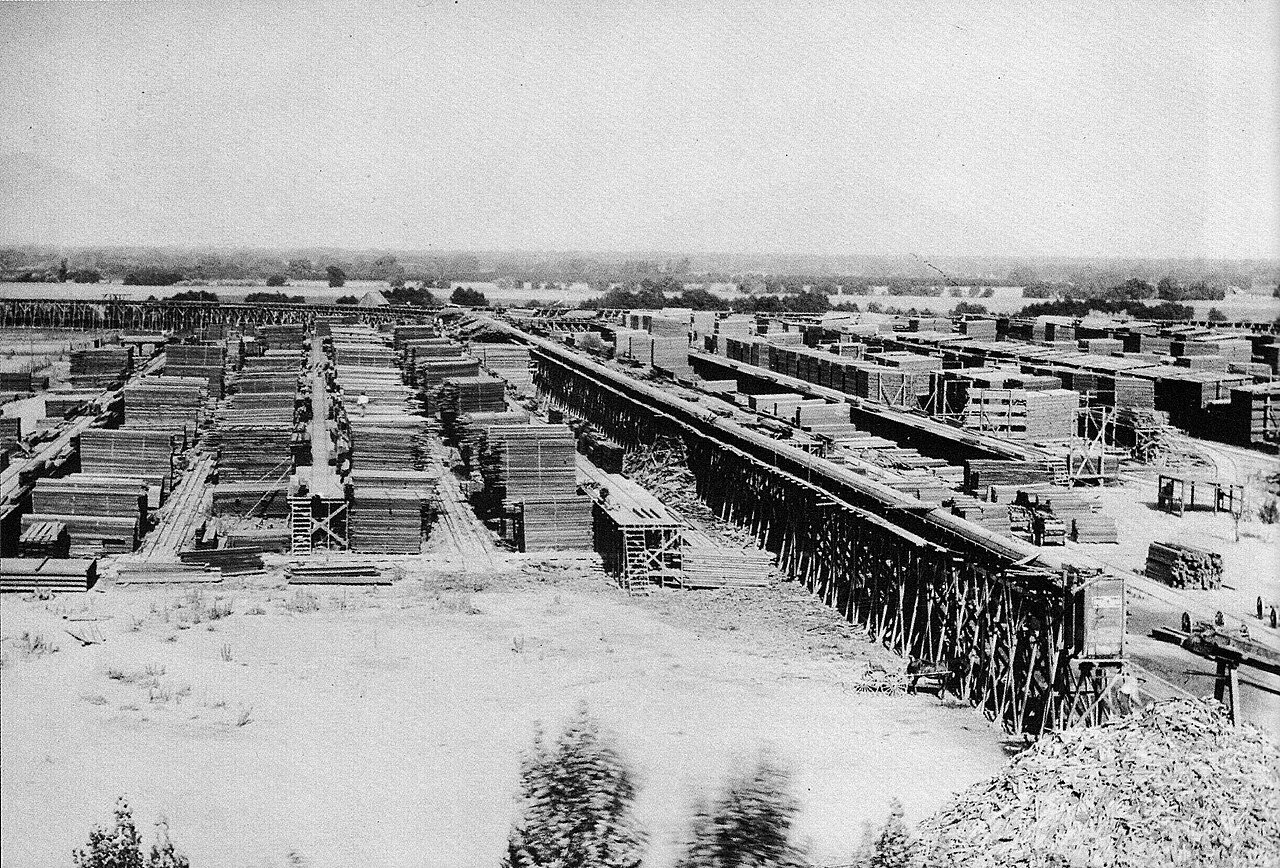 Flume Terminal Sanger Lumber Company