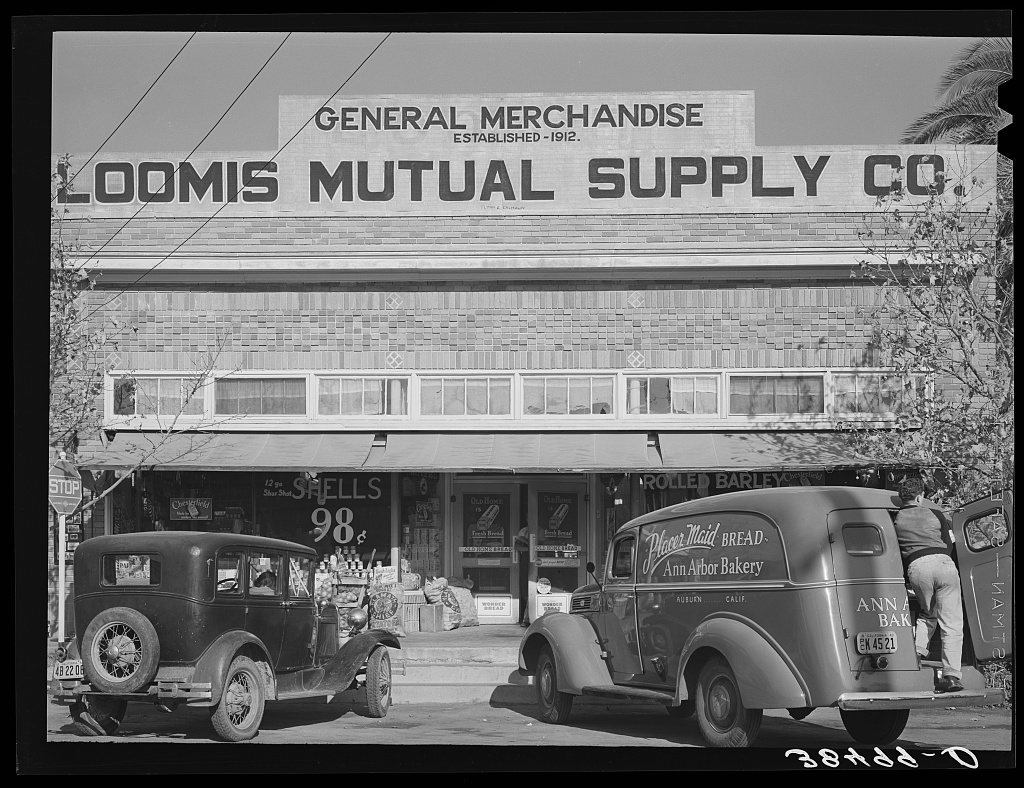Store. Loomis, Placer County, California