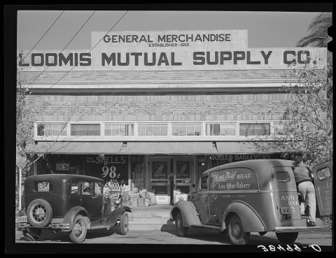 Store. Loomis, Placer County, California