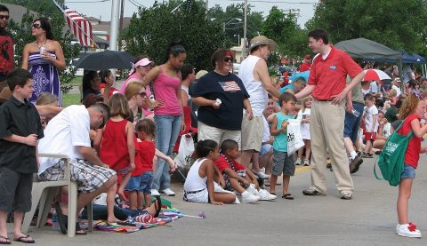 Senator David Holt at Bethany, OK Parade July 4 2011