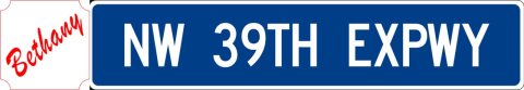 NW 39TH EXPWY (BETHANY CITY SIGN)
