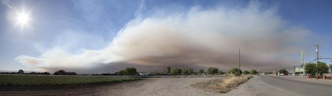 2015-07-22 panorama of Wragg Fire seen from