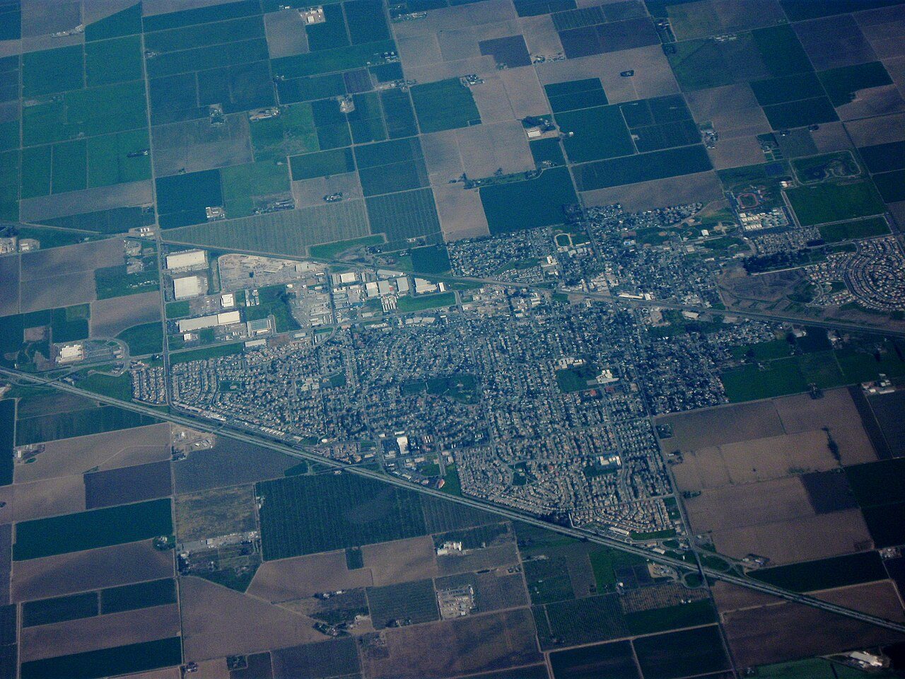 Aerial view of