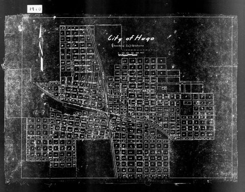 1940 Census Enumeration District Maps - Oklahoma - Choctaw County - Hugo - ED 12-8, ED 12-9, ED 12-10, ED 12-11