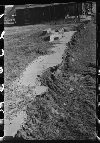 Untitled photo, possibly related to: Street scene in oil bust town