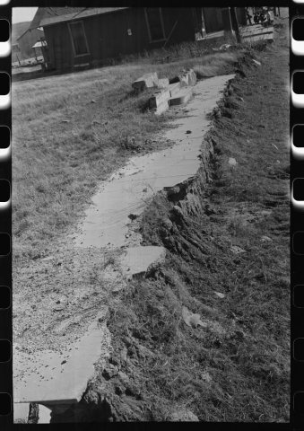 Untitled photo, possibly related to: Street scene in oil bust town