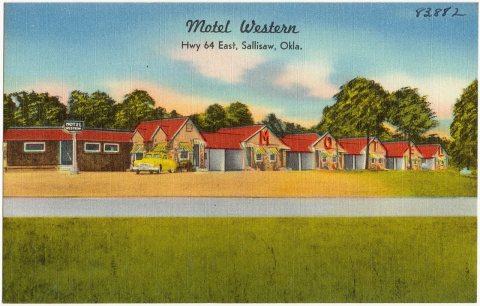 Motel Western, Hwy 64 East, Sallisaw, Okla (83882)