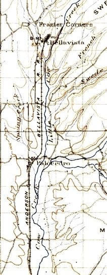 California, Shasta and Eastern Railway 1901 northern portion