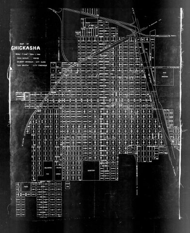 1940 Census Enumeration District Maps - Oklahoma - Grady County - Chickasha - ED 26-7A - ED 26-15