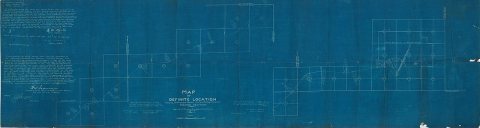 Map of Definite Location, Shawnee, Oklahoma and Missouri Coal and Railway Company. Second Section