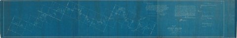 Map of Definite Location, Shawnee, Oklahoma & Missouri Coal and Railway Co, Third Section