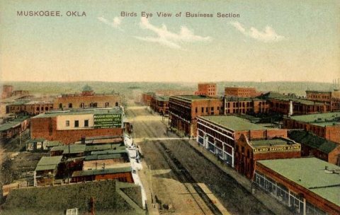 Bird's-eye View of Business Section