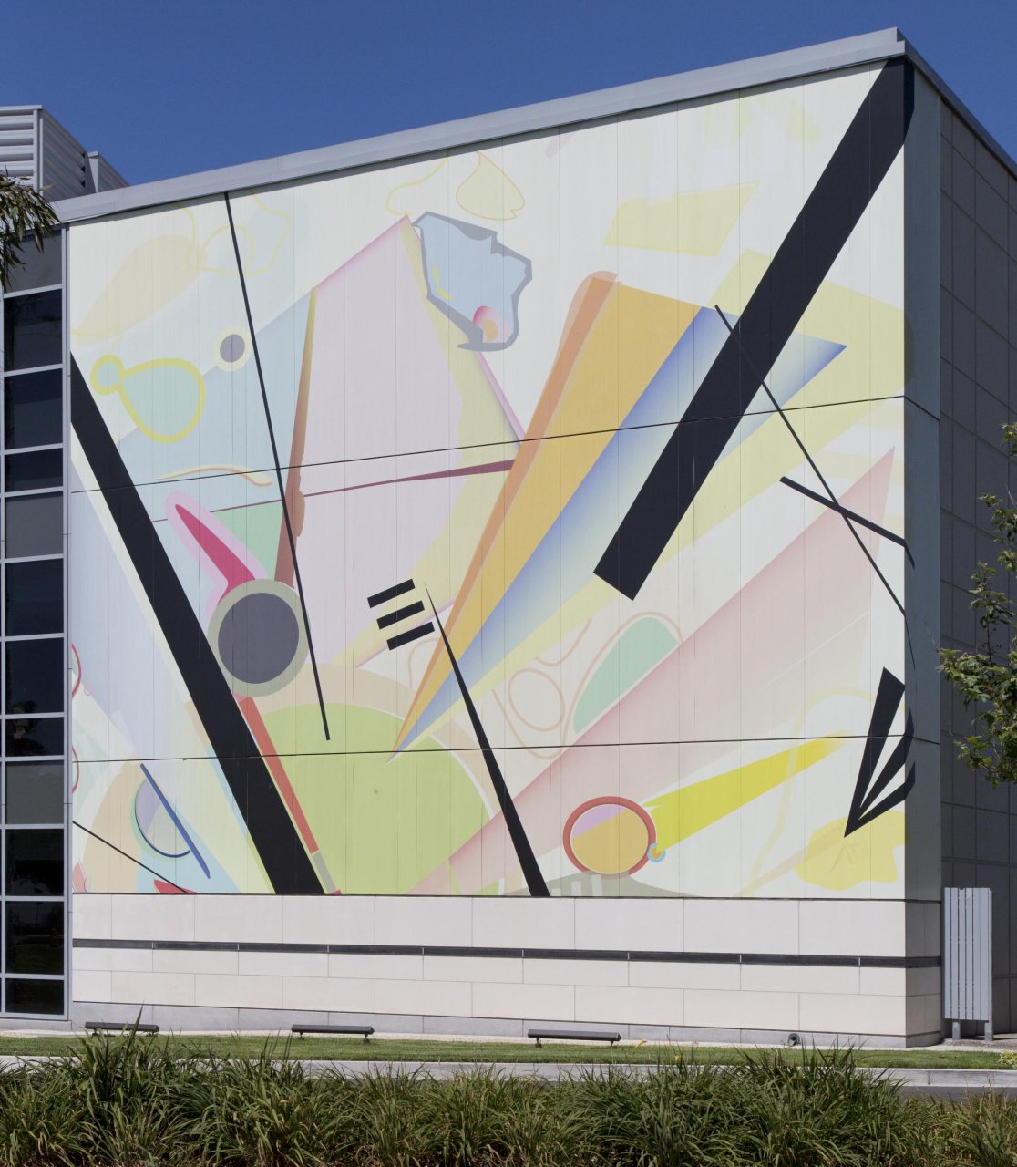 Mural at California NanoSystems Institute (CNSI) at the University of California, Santa Barbara