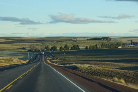 2015, US 97, Approaching Moro, OR