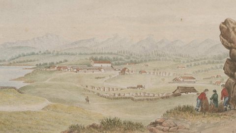 William Smyth The Presidio and Pueblo of Monterey (cropped)