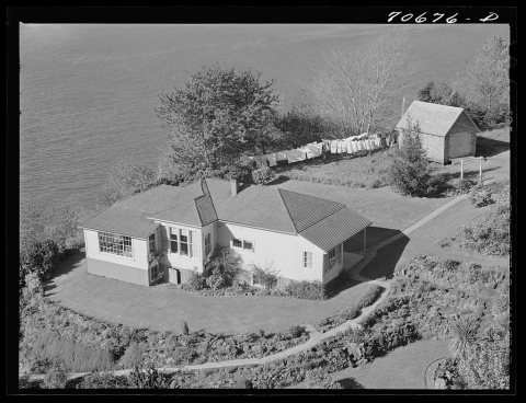 Garibaldi, Oregon. House on Oregon coast