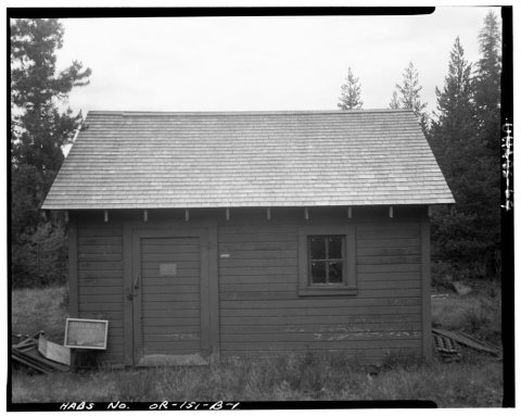 Ditch Creek Guard Station, Barn-Storage Shed