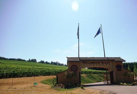 Willamette Valley Vineyards entrance