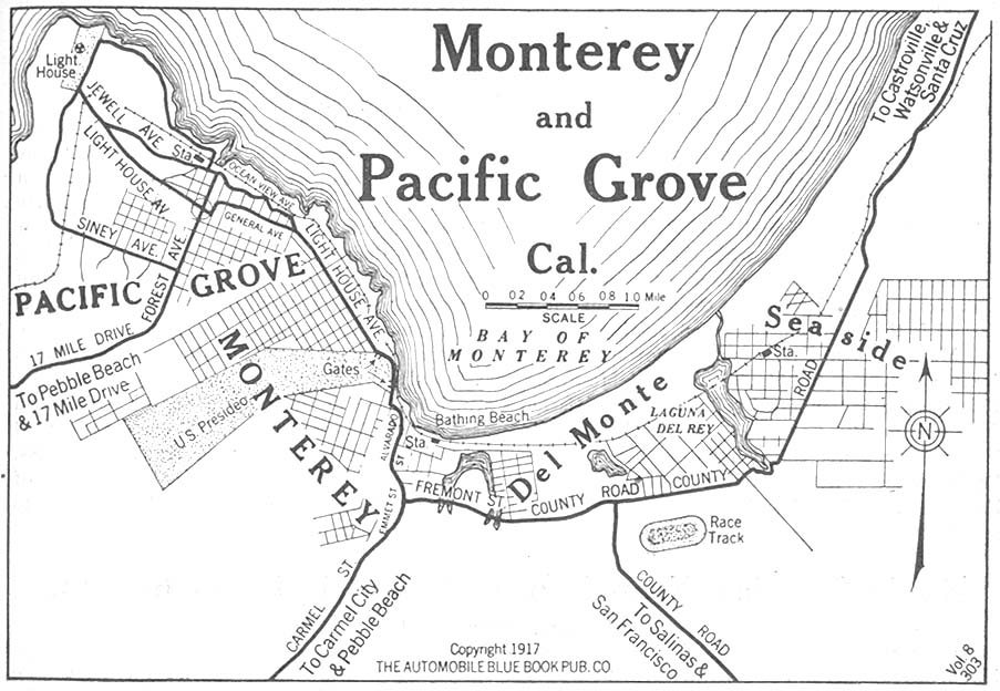 Monterey pacific grove ca 1917
