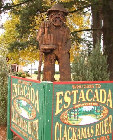 Wooden statue