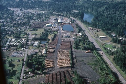 Mt Hood National Forest, Estacada, OR lumber mill