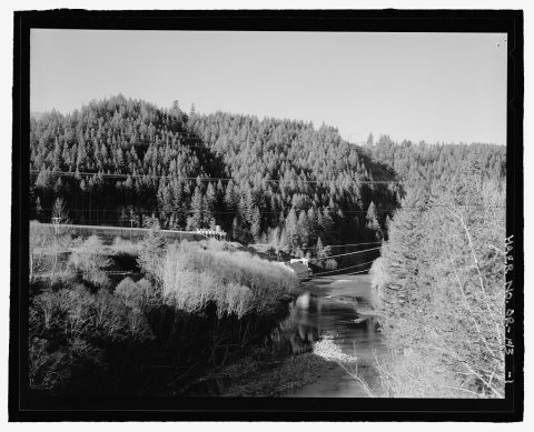 Cazadero Powerhouse & Bridge, Faraday Road