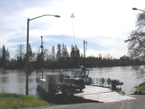 Canby Ferry Guiding Cable 2