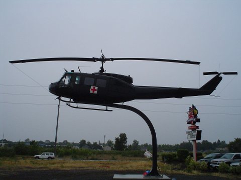 Canby Oregon helicopter landmark