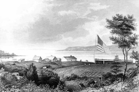 Fort Astoria, along the mouth of the Columbia River, Oregon, 1811-1813