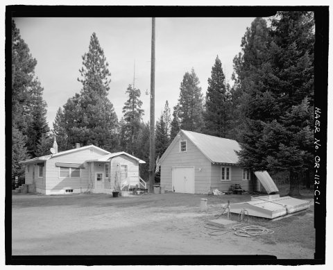 Wickiup Dam, Damkeeper's Headquarters, Deschutes River
