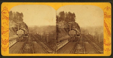 Birmingham Station.Alternate Title: Scenery of the Pennsylvania Railroad