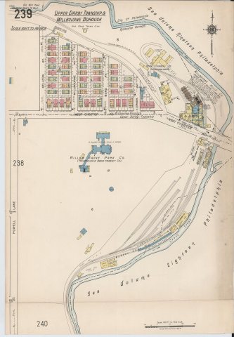 Sanborn Fire Insurance Map from Delaware Co., Delaware County, Pennsylvania, Volume 2, 1922, Plate 0239