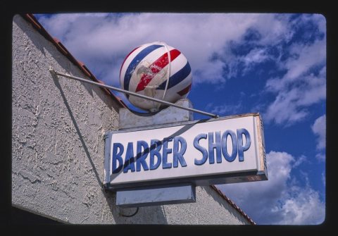 Babcock's barber sign, Green Street