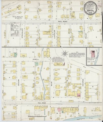 Sanborn Fire Insurance Map from Dawson, Fayette County, Pennsylvania. LOC sanborn07615 001