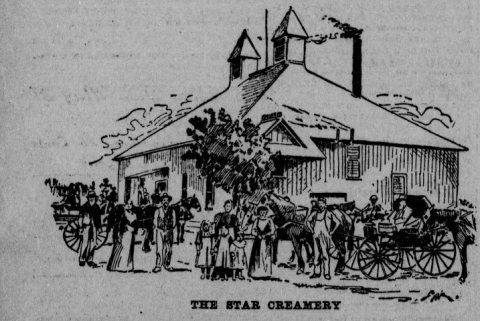Star creamery Illustration