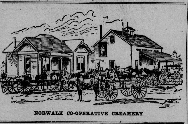 Norwalk co-operative creamery Illustration