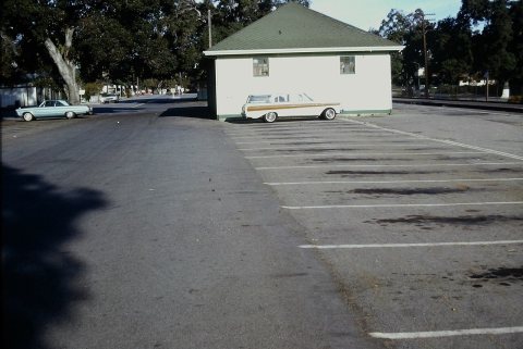 Menlo Park train station parking (October 1967)