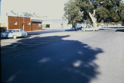 Menlo Park train station parking (October 1967)