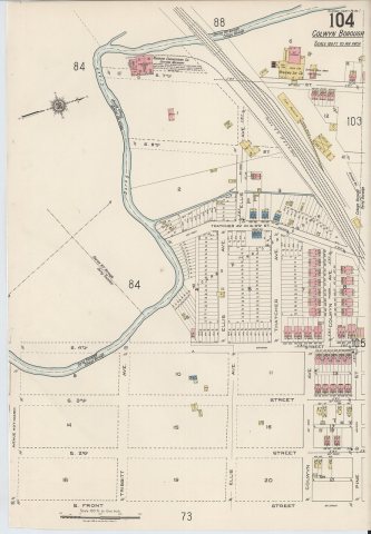 Sanborn Fire Insurance Map from Delaware Co., Delaware County, Pennsylvania, Volume 1, 1919, Plate 0104