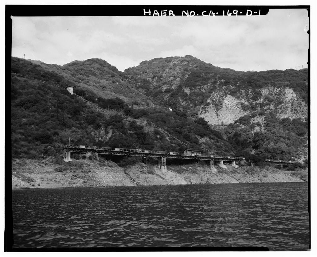 Variable Angle Launcher Complex, Camera Car & Track, CA State Highway 39 at Morris Reservoir